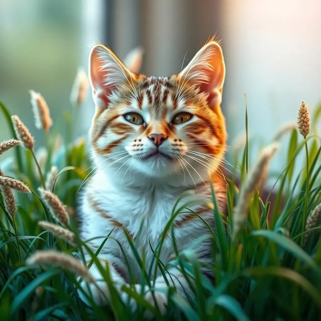 愛猫のために安全な猫が食べる草の種類を選ぶ