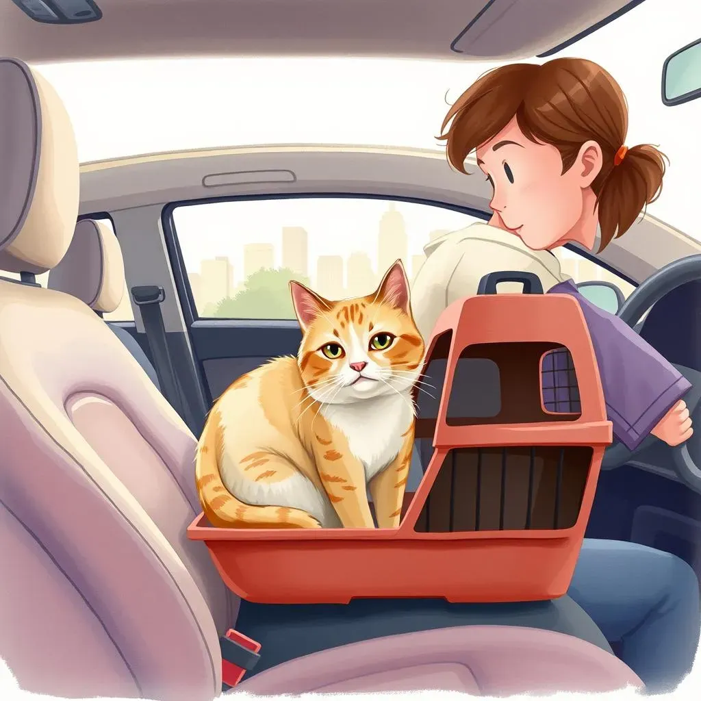 猫が快適に過ごせる移動手段のための移動のヒント