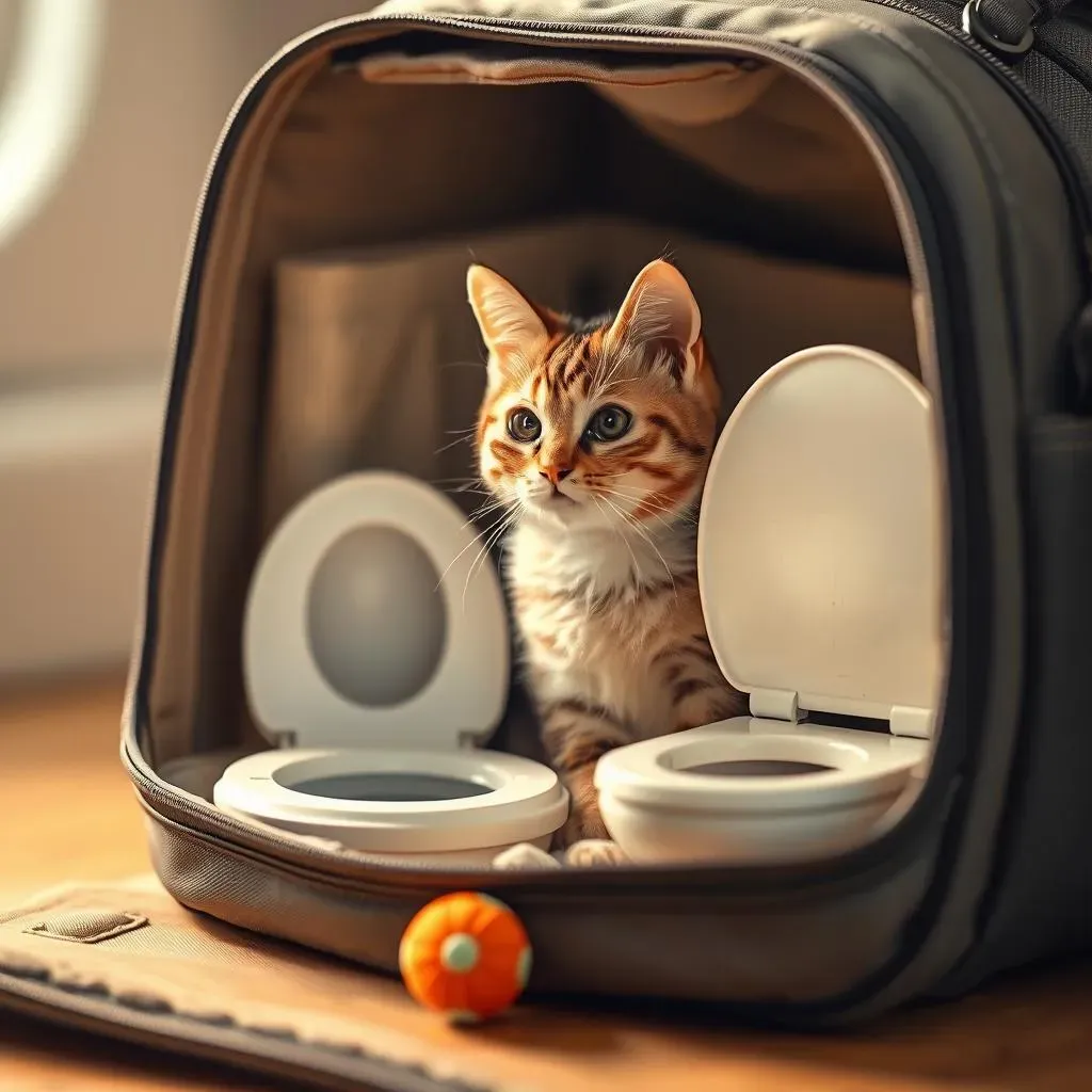 猫が旅行中にトイレを使う方法:事前の準備