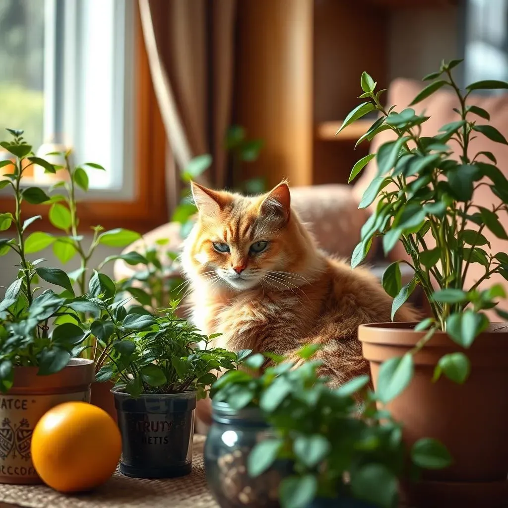 猫と観葉植物がもっと仲良くなるためのヒント