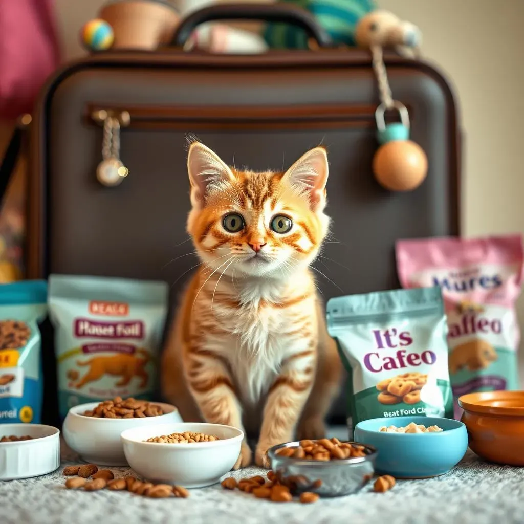 猫の旅行中の食事:フードの種類と選び方