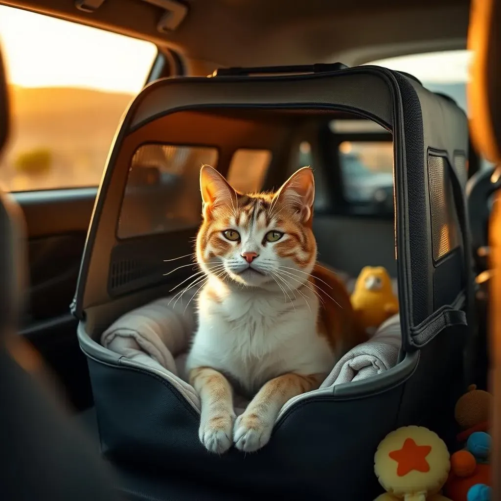 移動中の猫のストレス軽減対策
