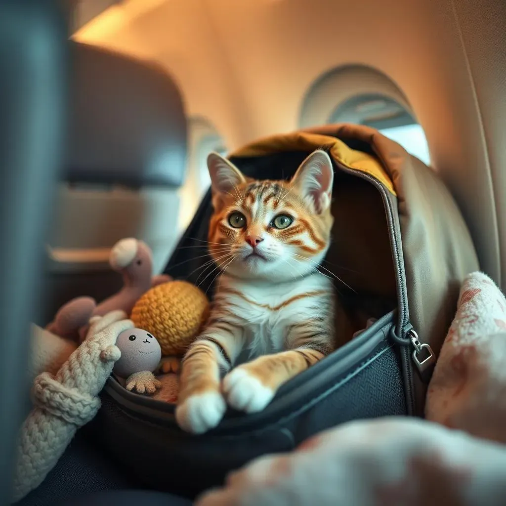 飛行機での猫の安全な過ごし方